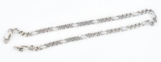 Ezüst(Ag) figaro bokalánc, jelzett, h: 24 cm, nettó: 5,6 g