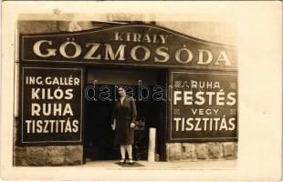 Budapest, Király gőzmosoda üzlete. photo