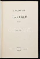 P. Gulácsy Irén két műve, 4 kötetben: Fekete vőlegények I-III. köt.; Hamueső. A Magyar Irodalom Taní...
