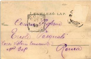 Arad, Szabadság tér, színház épület délről nézve, József (Jószag) Kormányzóság palotája / square, th...