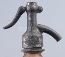 cca 1938 Hupko Popov Szabadka barackszínű szódásüveg, feltehetően Szabadka visszacsatolásának idején...