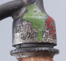 cca 1938 Hupko Popov Szabadka barackszínű szódásüveg, feltehetően Szabadka visszacsatolásának idején...