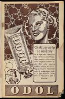 1941-1944 A Színházi Magazin 9 db száma, szerk.: Rácz Vilmos, a címlapokon Simor Erzsi, Fedák Sári, ...