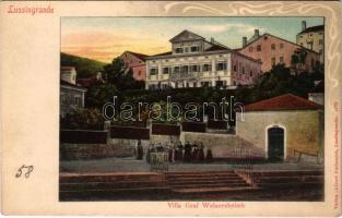 Veli Losinj, Lussingrande; Villa Graf Welsersheimb. Art Nouveau