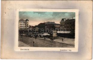 Zagreb, Jelacicev trg / square, market, shop of Poppovic