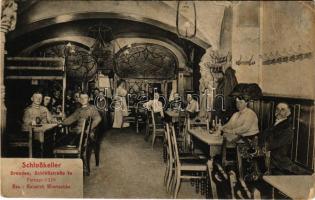 1911 Dresden, Schlosskeller, Schlosstrasse 16. / restaurant interior (fl)