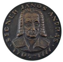 Iván István (1905-1968) 1967. "Segner János András 1704-1777 / A kiváló orvos és feltaláló 190 éves évfordulójára - A hálás Debrecen 1777-1967" kétoldalas bronz emlékérem, peremen "10" sorszámmal (70mm) T:AU