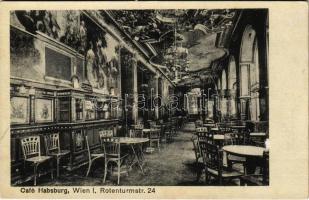 Wien, Vienna, Bécs I. Cafe Habsburg. Rotenturmstrasse 24. - interior (EK)