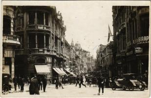 1926 Sao Paulo, Casa Lebre, Vicente Rao Advogado, Casa Joias Castro, A. Boneca de Chocolate / street, automobiles, shops, hotels. photo