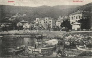 Abbazia, port, boats