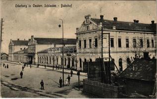 1918 Bohumín, Oderberg in Österr.-Schlesien; Bahnhof / railway station