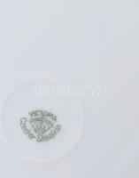 Victoria cseh historizáló mintás süteményes szett, jelzett, d: 12-22 cm