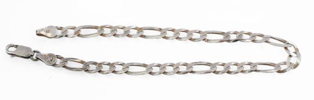 Ezüst(Ag) figaro bokalánc, jelzett, h: 22 cm, nettó: 6,2 g