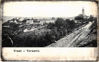 Fiume, Rijeka; Tersatto / Trsat (kopott sarkak / worn corners)