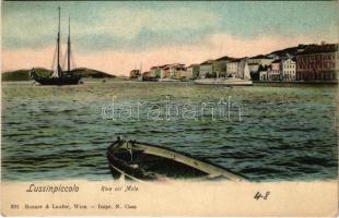 Mali Losinj, Lussinpiccolo; Riva col Molo. Rosner & Laufer (EK)