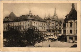 1918 Klagenfurt, Obstplatz / fruit market (EK) + &quot;K.u.k. Reserve Spital Nr. 2. Klagenfurt&quot;