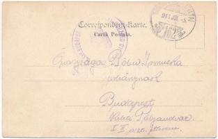 1916 Vatra Dornei, Dornavátra, Bad Dorna-Watra (Bukovina, Bucovina, Bukowina); Musik Pavillion, Curh...