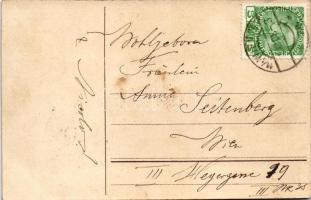 1910 Gruss vom Krampus / Krampusz üdvözlet. EAS litho (fa)