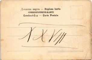 Türkin in Haustracht / Török népviselet / Turkish folklore (szakadás / tear)