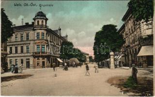 Wels, Ringstraße / street view, shop (fl)