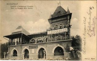 1906 Budapest XI. Gellérthegyi Kioszk. Auer J. kiadása