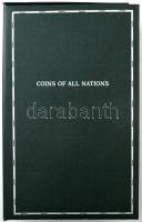 "Coins of All Nations" vertikális berakó, 25db hármas osztású berakólappal. Használt, jó állapotban.