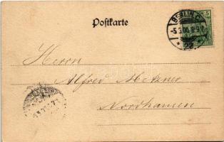 1900 Berlin, Einigkeit macht stark. Zur Erinnerung an den hohen Besuch Kaiser Franz Joseph's / ...