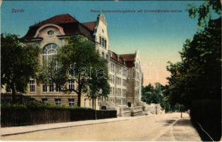 Zürich, Zurich; Neues Kantonsschulgebäude mit Universitätslaboratorium / school, university laboratory (EK)