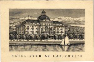 Zürich, Zurich; Hotel Eden au Lac (cut)