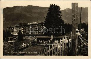 1931 Villars-sur-Ollon, Palace et la Piscine / hotel, swimming pool (EK)