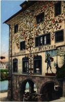 Lucerne, Luzern; Gasthaus zu Pfistern / inn, beer hall and restaurant