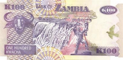 Zambia 8db klf modern bankjegy T:I
