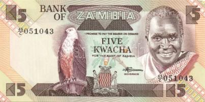 Zambia 8db klf modern bankjegy T:I