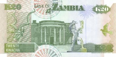 Zambia 8db klf modern bankjegy T:I
