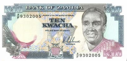 Zambia 8db klf modern bankjegy T:I