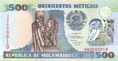 Mozambik 8db klf modern bankjegy T:I