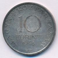 1948. 10Ft Ag "Széchenyi" T:AU patina 
Adamo EM2