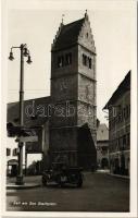 Zell am See, Stadtplatz / main square, automobile, cinema