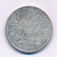 Ausztria 1912. 2K Ag "Ferenc József" T:XF 
Austria 1912. 2 Corona Ag "Franz Joseph&q...