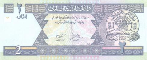 Afganisztán 8db klf modern bankjegy T:I