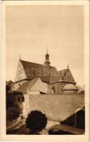 Kraków, Krakau; Widok kosciola OO. Reformatów od ul. Sw. Marka z kaplica Cud. P. Jezusa / church (EK)