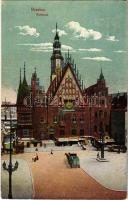 Wroclaw, Breslau; Rathaus / town hall, market