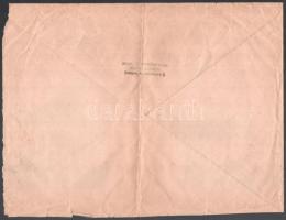 1943 3. súlyfokozatú (250 gramm) nagy méretű távolsági levél Arcképek 3 x 12f bérmentesítéssel &quot...