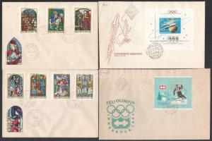 1964-1974 8 db FDC