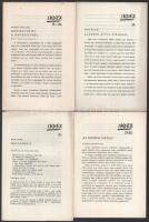 cca 1946-1947 - 1951? Index röpirat- és vitairat-könyvtár 8 füzete (4,6,9,12,13-14,15,16,21-24.) Sze...