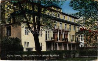 1927 Pöstyén-fürdő, Kúpele Piestany; Dr. Schmidt és Dr. Weisz szanatóriuma / spa sanatorium (EK)