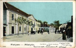 Pöstyén, Pistyan, Piestany; Fürdő szálloda, étterem és kávéház / Cur Hotel, cafe and restaurant (fl)