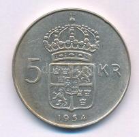 Svédország 1954. 5K Ag "V. Gusztáv" T:XF ph. 
Sweden 1954. 5 Kronor Ag "Gustaf V&quo...