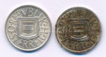 Ausztria 1925-1926. 1/2Sch Ag (2xklf) T:XF patina
Austria 1925-1926. 1/2 Schilling Ag (2xdiff) C:XF...