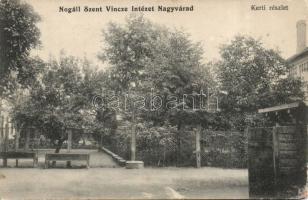 Nagyvárad Nogáll St Vincent boarding school garden (EK)